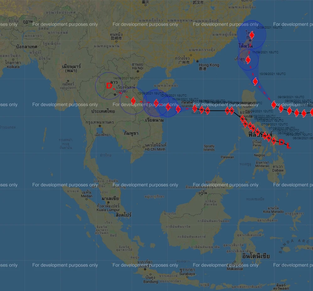 เช็กเส้นทางพายุ 2 ลูกส่งผลฝนตกหนัก 53 จังหวัดเสี่ยงฉับพลัน