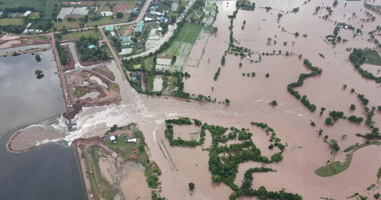 ชลประทานโคราช แจงสถานการณ์ อ่างเก็บน้ำลำเชียงไกร ยังมีจุดต้องเฝ้าระวัง