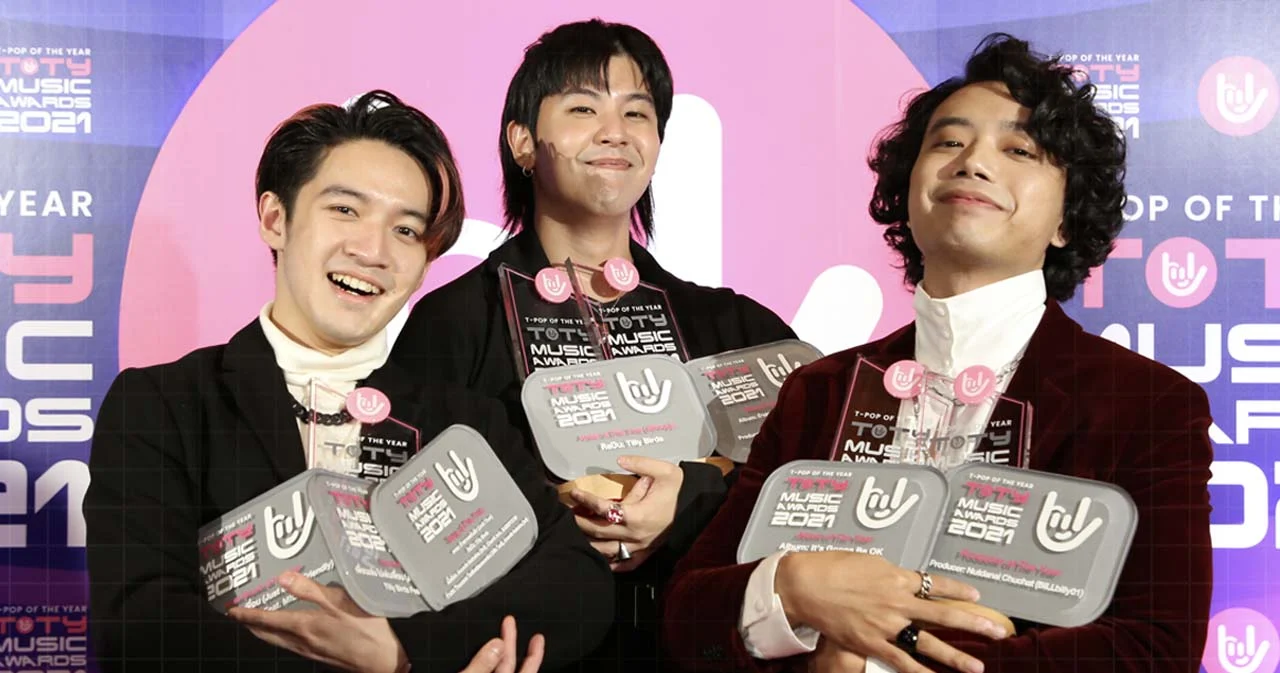Tilly Birds กวาด 5 รางวัล  จากงานประกาศรางวัลทางดนตรี ‘TOTY Music Awards 2021’