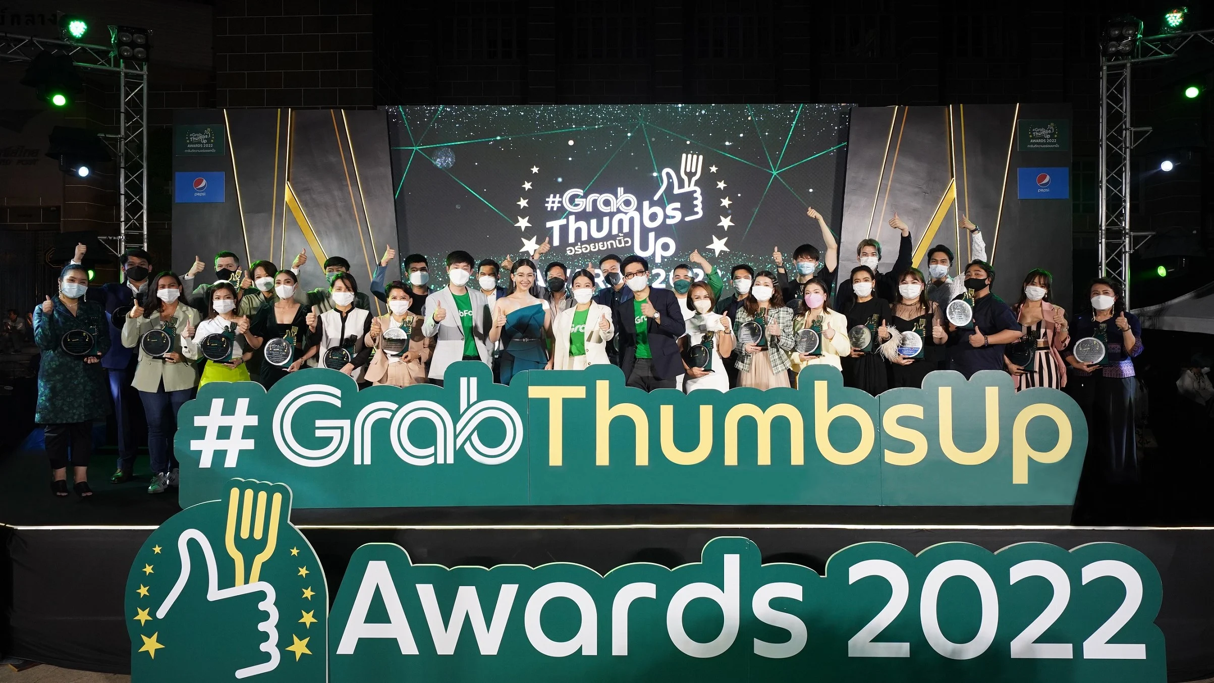 ครั้งแรกของ Grab เผยรางวัล GrabThumbsUp Awards 2022 จัดอันดับร้านเดลิเวอรี่แห่งปี