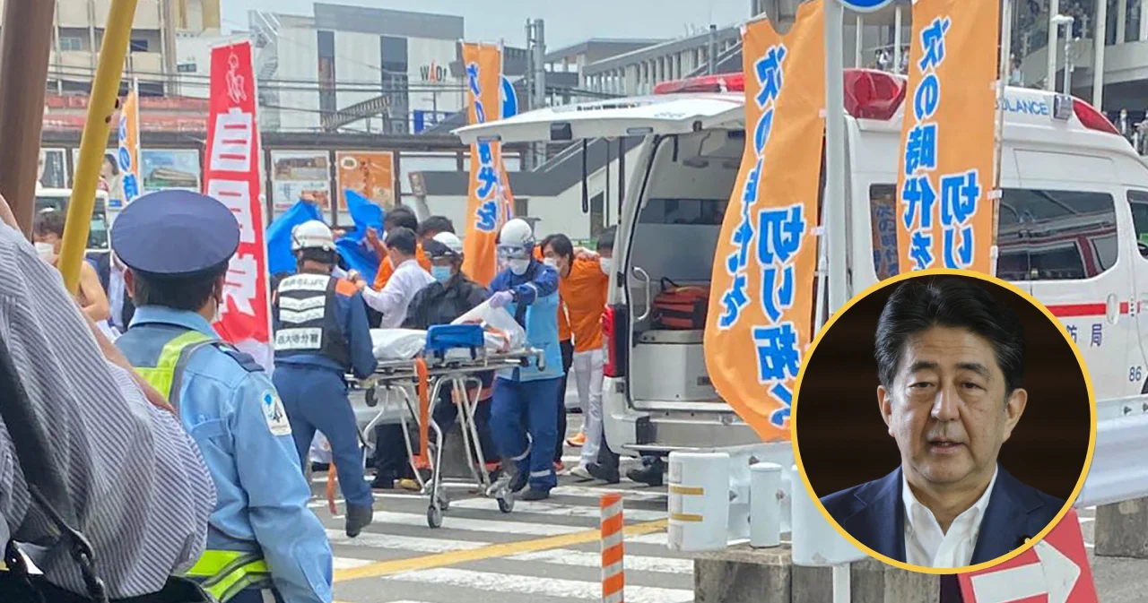 ‘ชินโซ อาเบะ’ ถูกยิงที่หน้าอกและคอ อาการสาหัส-ยังไม่ยืนยันเสียชีวิต เผยคนร้ายอายุ 41 ปี ใช้ปืนประดิษฐ์