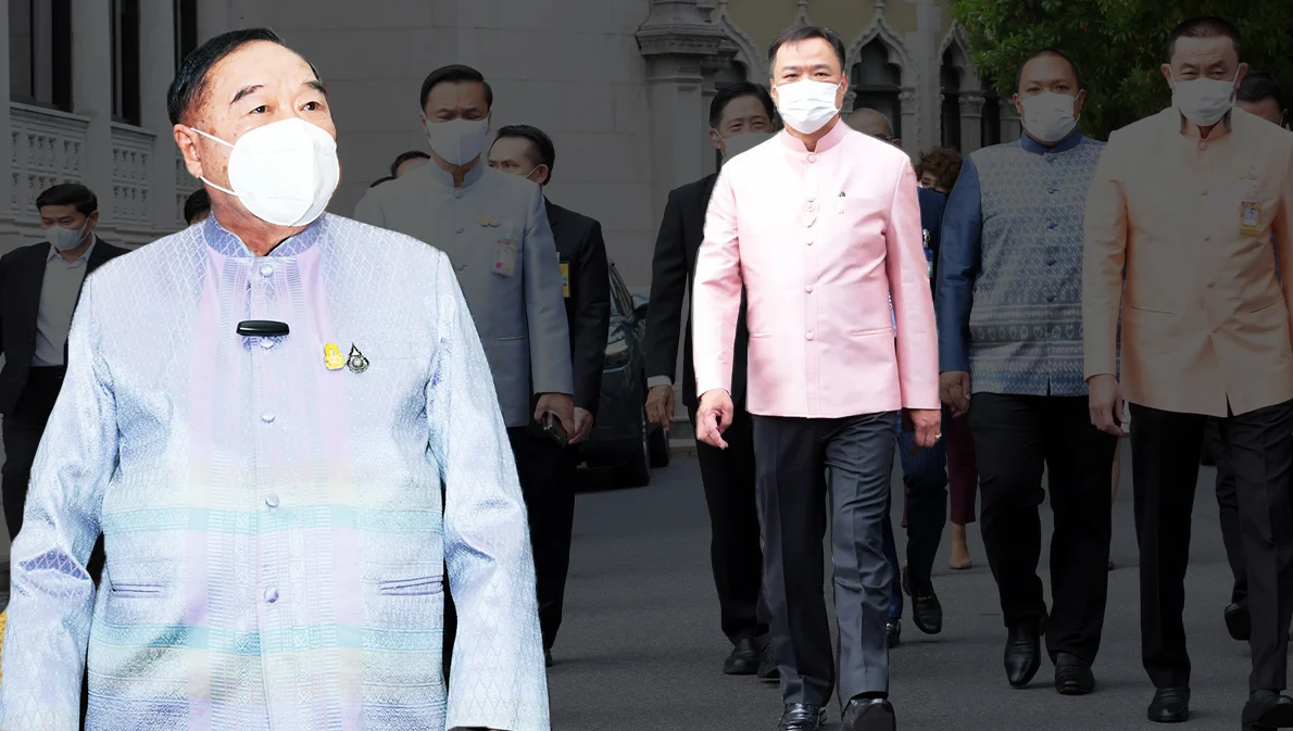 ‘อนุทิน’ ย้ำไม่ขัดแย้งกับใครปมคว่ำ พ.ร.บ.กัญชา ‘ประวิตร’ ปัดตอบนัดเคลียร์ใจ