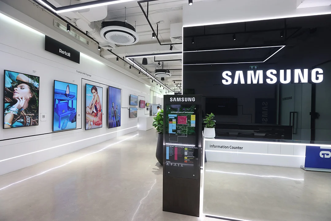 พาทัวร์ Samsung Southeast Asia Display Solutions Showroom การแสดงจอภาพเพื่อธุรกิจของซัมซุงที่มี 1 ใน 8 แห่งของโลก