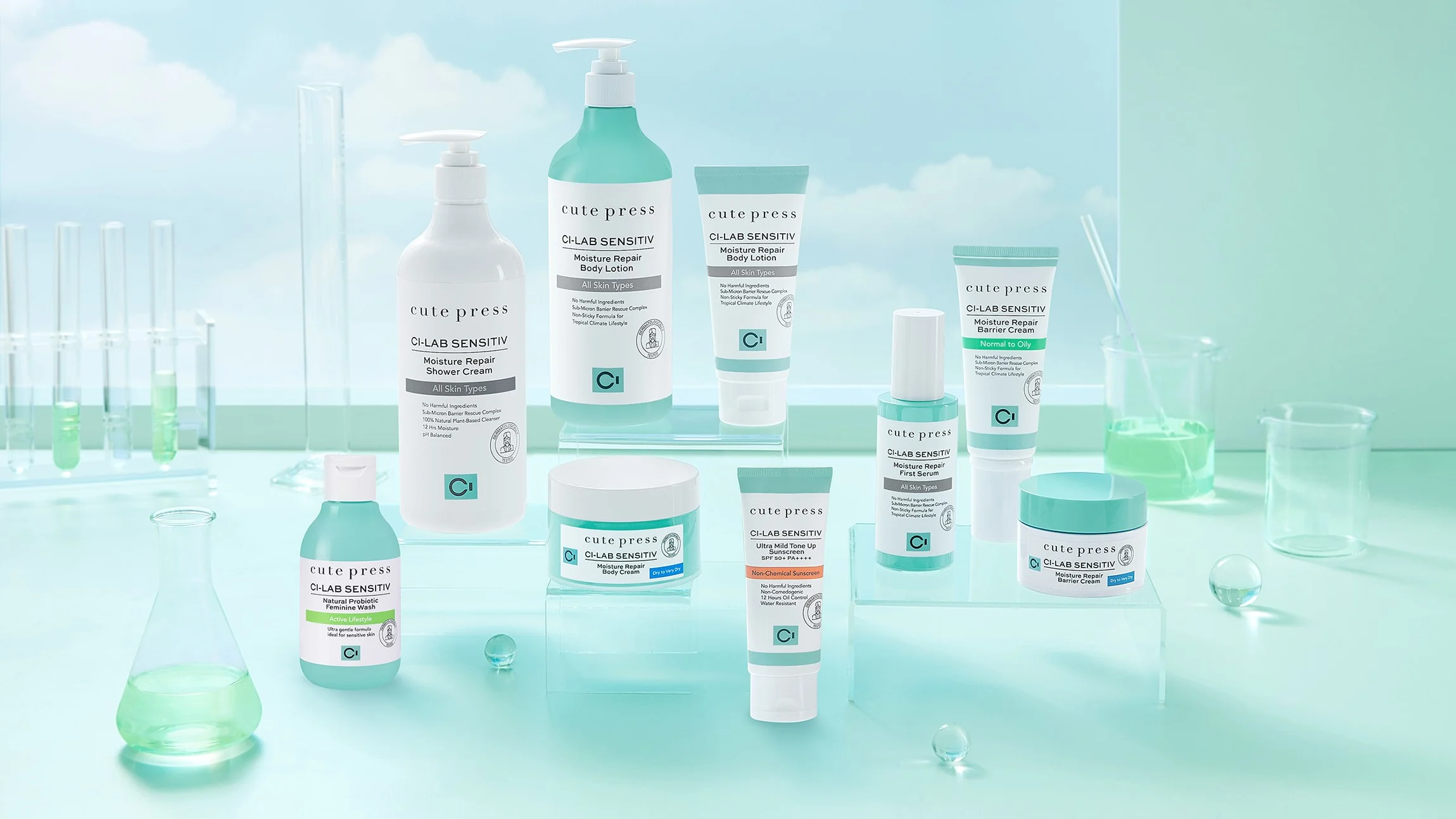 มาทำความรู้จักสกินแคร์น้องใหม่! ‘CI-LAB SENSITIV’ จาก Cute Press ไอเทมสุดปังสำหรับคนที่ผิวบอบบาง แพ้ง่ายที่อยู่ในเมืองร้อนชื้นโดยเฉพาะ