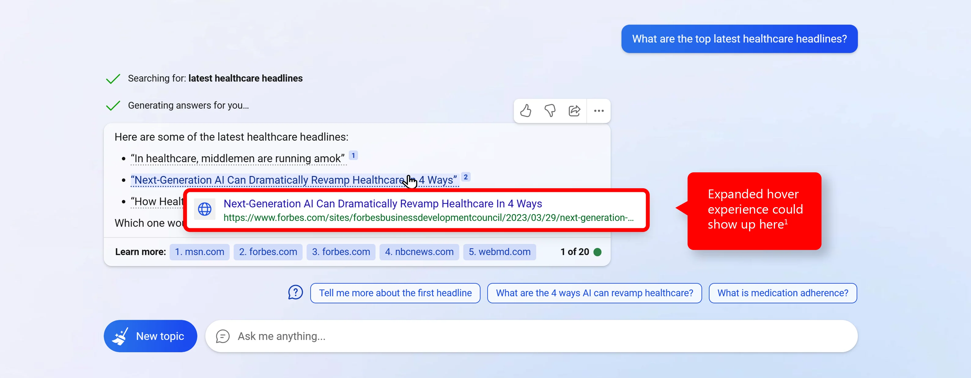 เตรียมหารายได้ ไมโครซอฟท์สำรวจแนวทาง แสดงโฆษณาแทรกระหว่างแชทพลัง AI ใน Bing