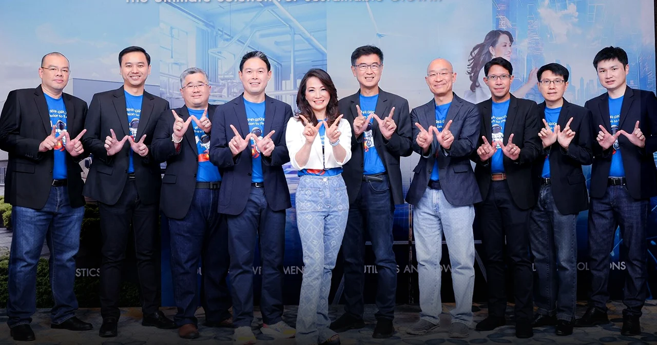WHA Group ประกาศทรานสฟอร์มสู่บริษัทเทคฯ พร้อมพันธกิจ WHA: WE SHAPE THE FUTURE