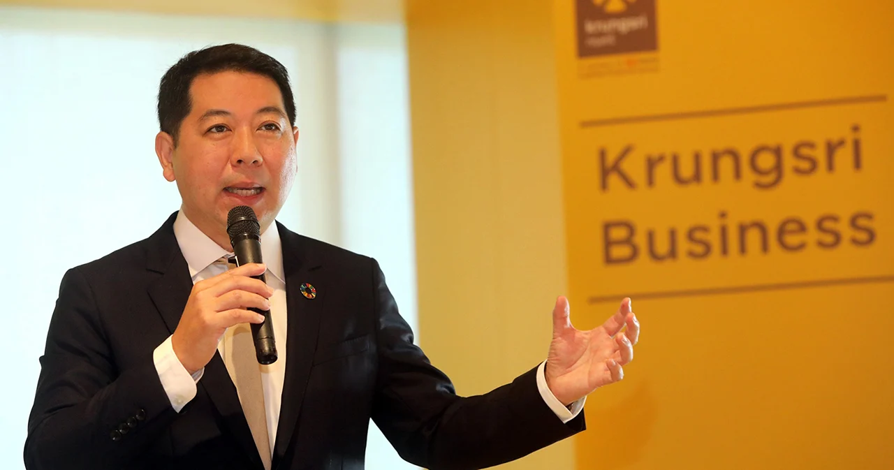 ‘กรุงศรี’ ตั้งเป้าสินเชื่อรายใหญ่โต 4-6% เน้นนำเสนอผลิตภัณฑ์การเงินเพื่อความยั่งยืน