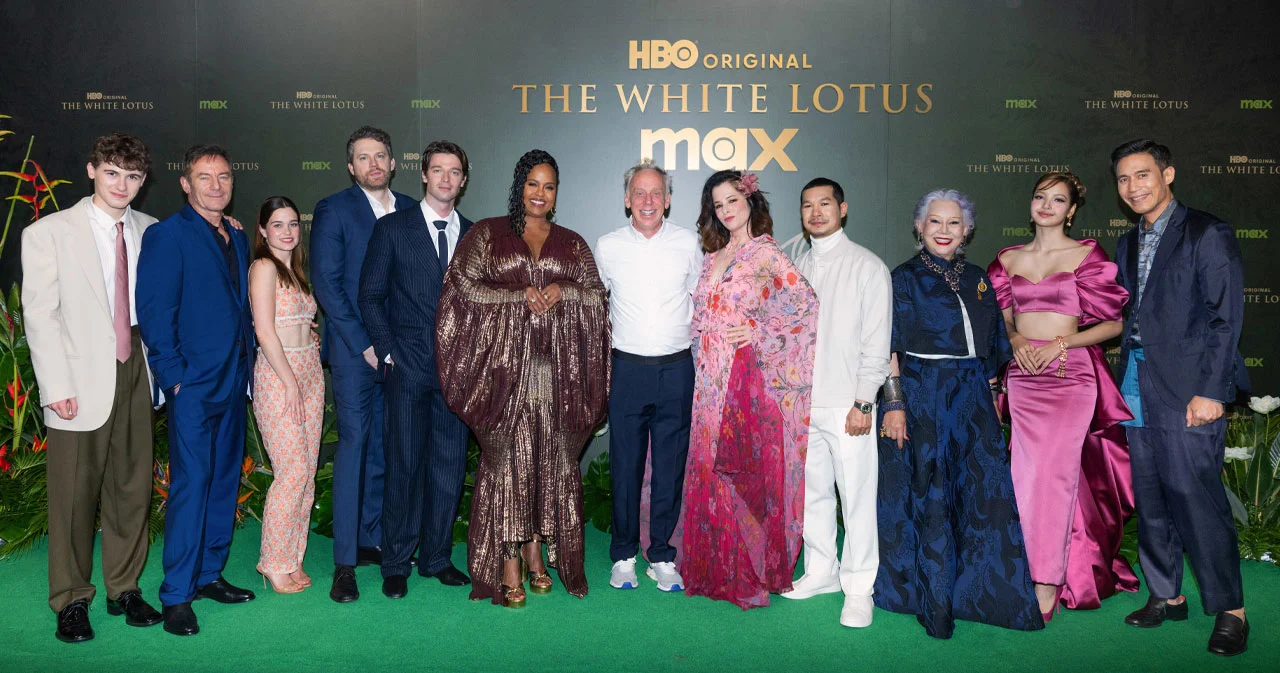 ภาพบรรยากาศเปิดตัวซีรีส์ The White Lotus ซีซั่น 3 ที่ประเทศไทย