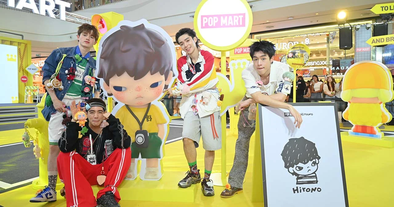 ‘POP MART THAILAND’ เปิดสาขากรุงเทพฯ ณ CENTRAL WESTGATE ดึงสี่หนุ่ม ‘GELBOYS’ ร่วมสร้างลุคโดดเด่นด้วยแอคเซสซอรีฮิต
