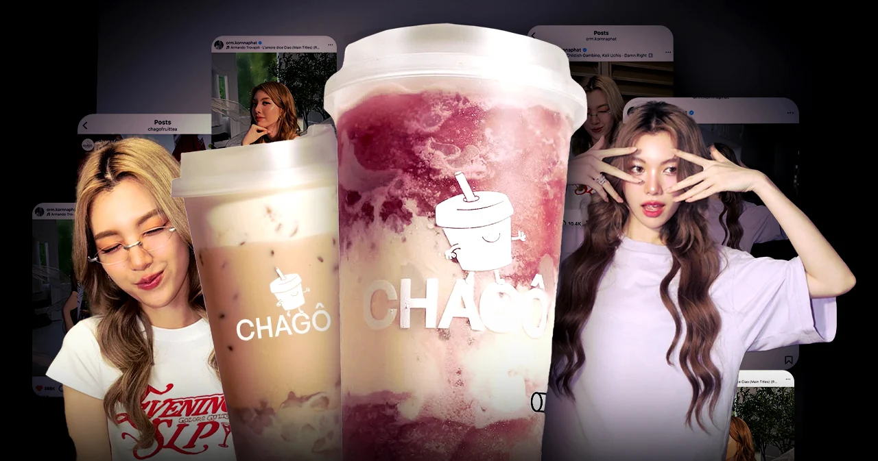 ธุรกิจใหม่จากรวยไม่หยุด Chagô แบรนด์ชานม ดึง ‘ออม-กรณ์นภัส’ นั่ง CEO