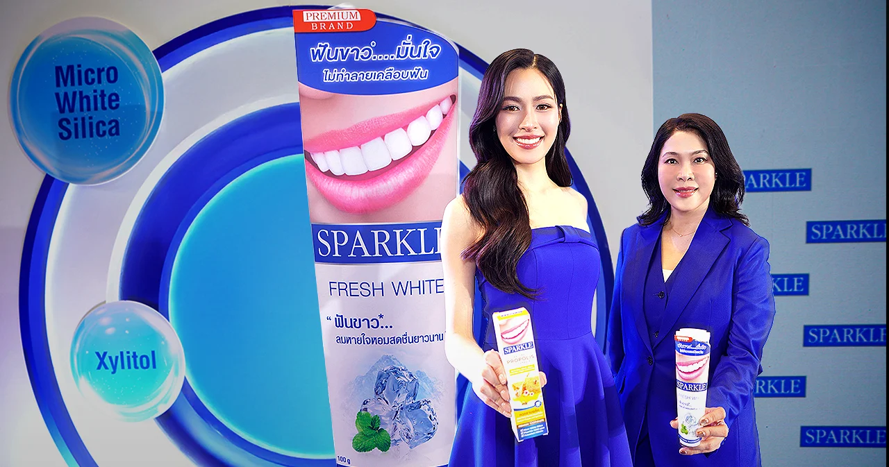 Sparkle เปิดตัว “หลิงหลิง คอง” พรีเซนเตอร์คนใหม่ ย้ำจุดยืนผู้นำยาสีฟันเพื่อฟันขาว อัดกลยุทธ์รุกตลาด Gen Y, Z