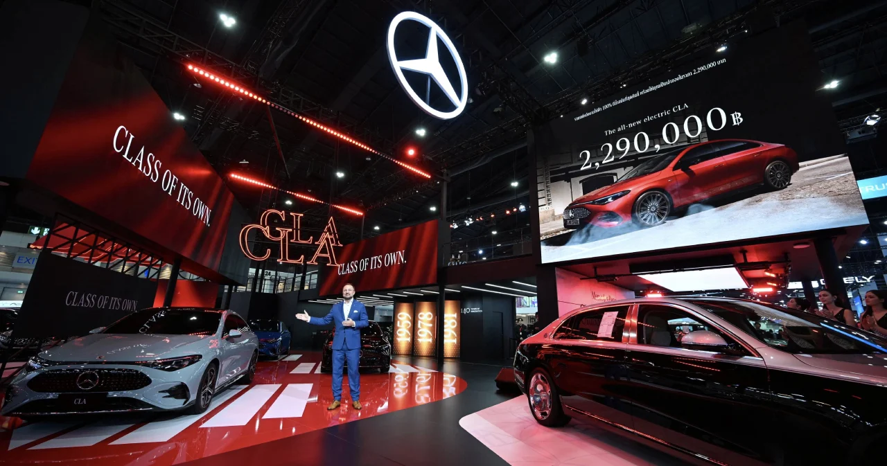 Mercedes-Benz เปิดราคารถยนต์ไฟฟ้า รุ่น CLA ที่ 2.29 ล้านบาท พร้อมดีลพิเศษ 140 ปี