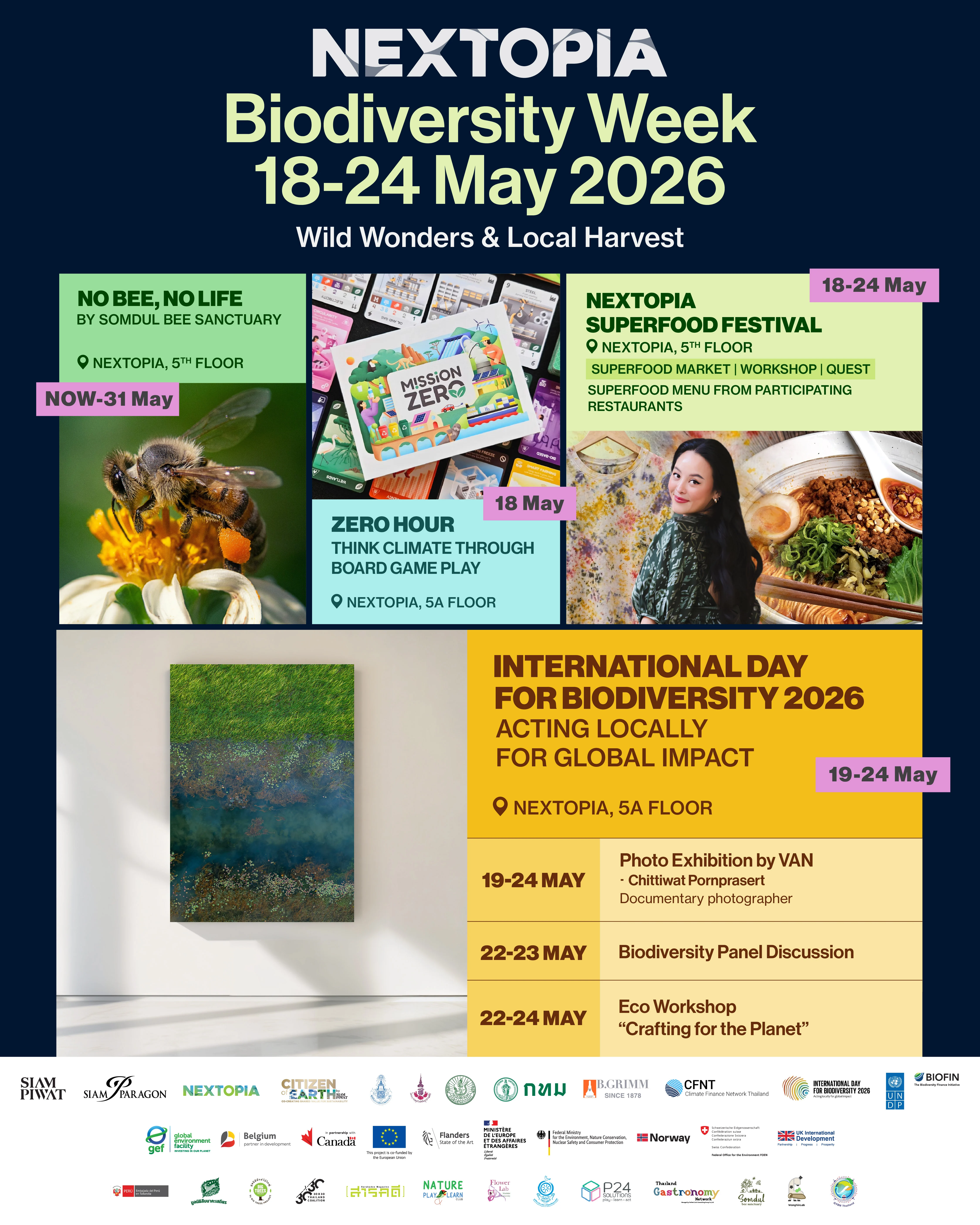 สยามพิวรรธน์ เดินหน้าสร้างอนาคตยั่งยืน ผ่าน NEXTOPIA จัดกิจกรรม “Biodiversity Week”