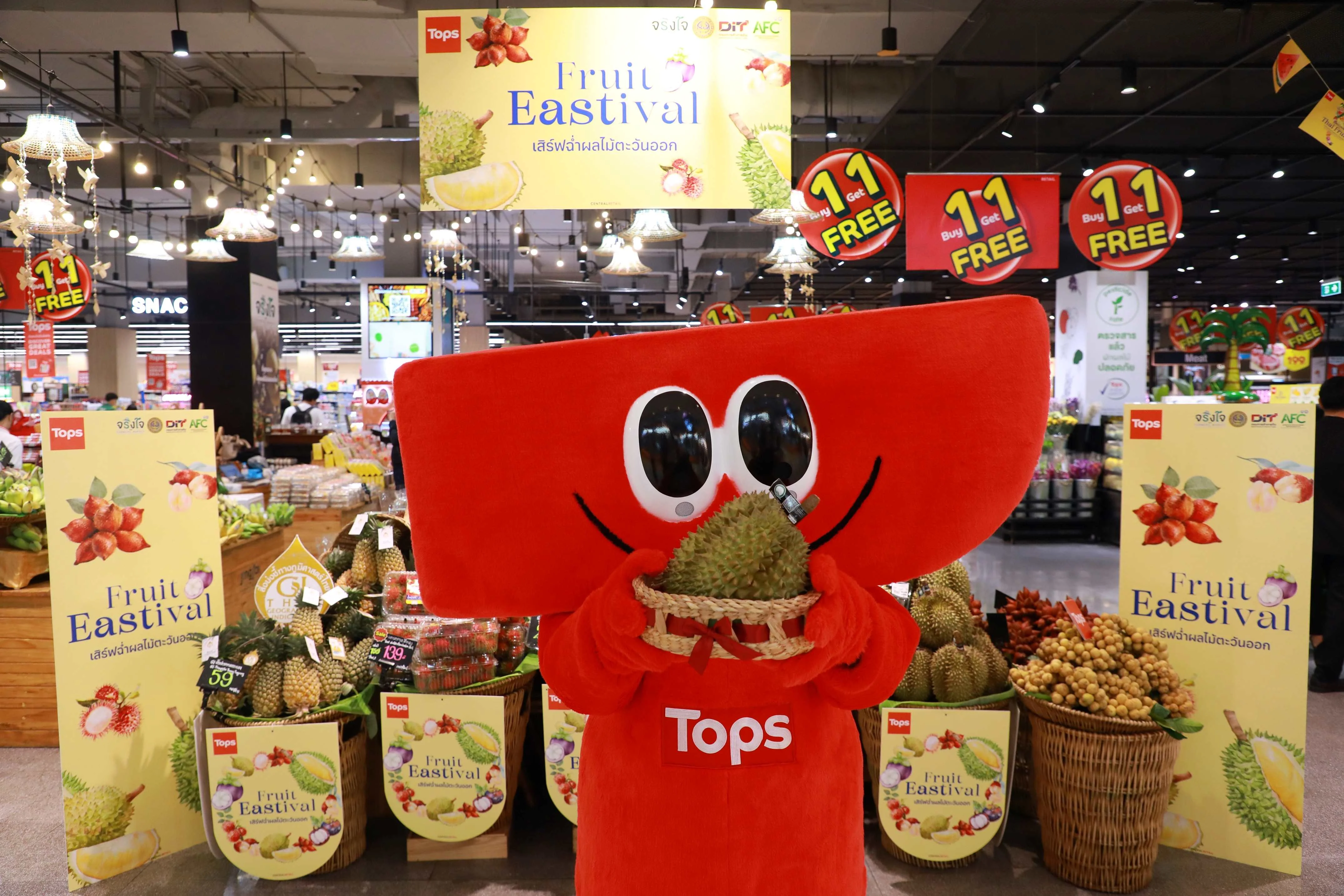 ท็อปส์-กรมการค้าภายใน ชวนคนไทยบริโภคผลไม้ไทย เปิดแคมเปญ “Fruit Eastival เสิร์ฟฉ่ำผลไม้ตะวันออก” ยกคาราวานผลไม้ฤดูกาลคุณภาพ จากสวนส่งตรงถึงผู้บริโภค เล็งขยายเป้ารับซื้อผลไม้ภาคตะวันออกเพิ่ม 30%